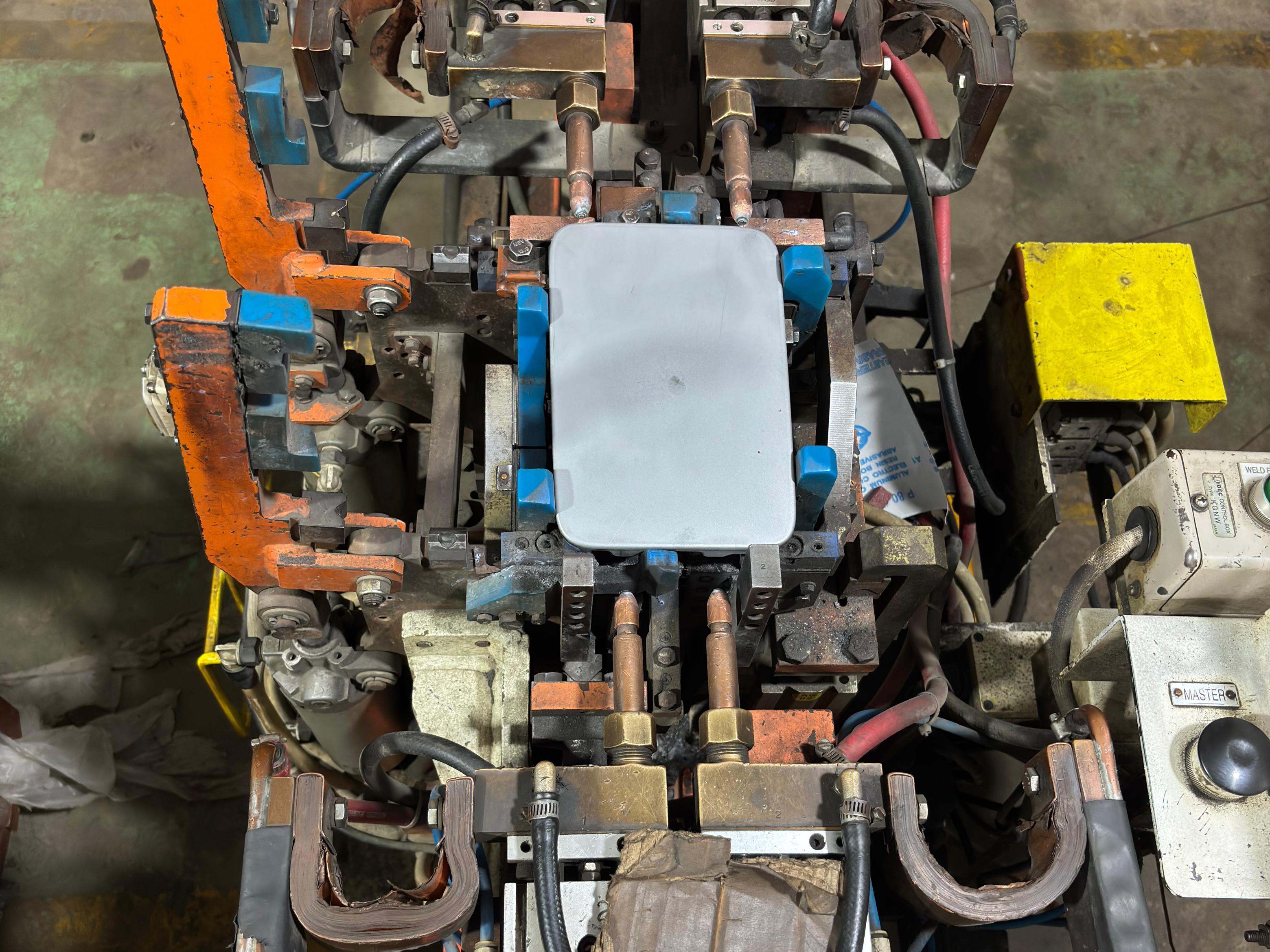 General metal fabrication and precision spot welding fixture at Halfman Engineering